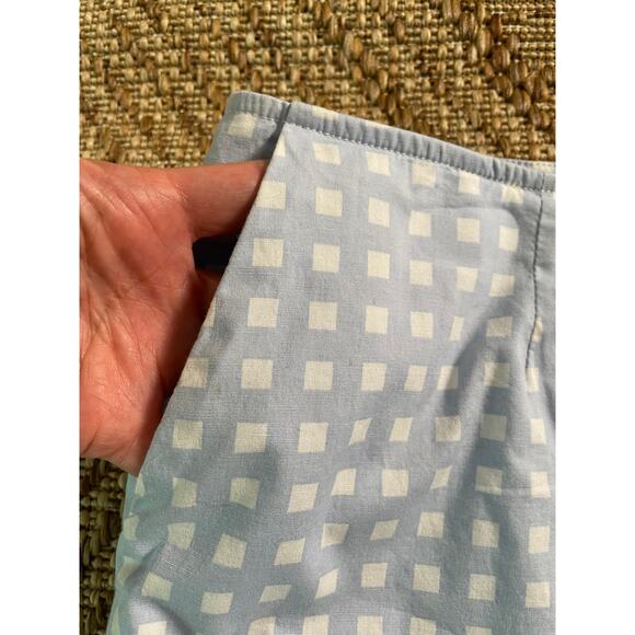 Gofltini sport golf skort Blue & White picnic pattern with edging SZ 10 - Picture 8 of 8